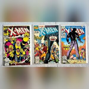 The Uncanny X-Men LOT ISSUE #254, #297, KEY ISSUE #273 FEB - Professor X Dies NM